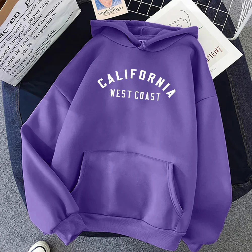 California West Coast Creative Pattern Hoodie.