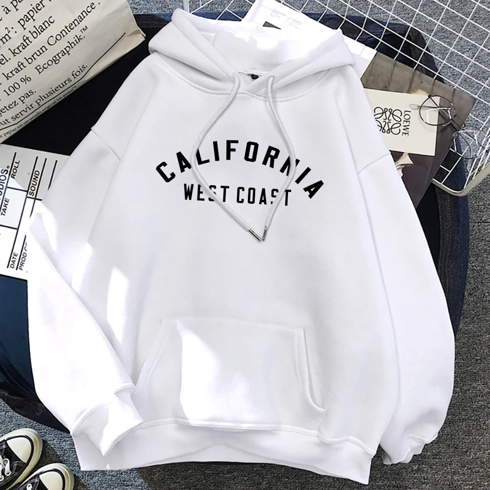 California West Coast Creative Pattern Hoodie.