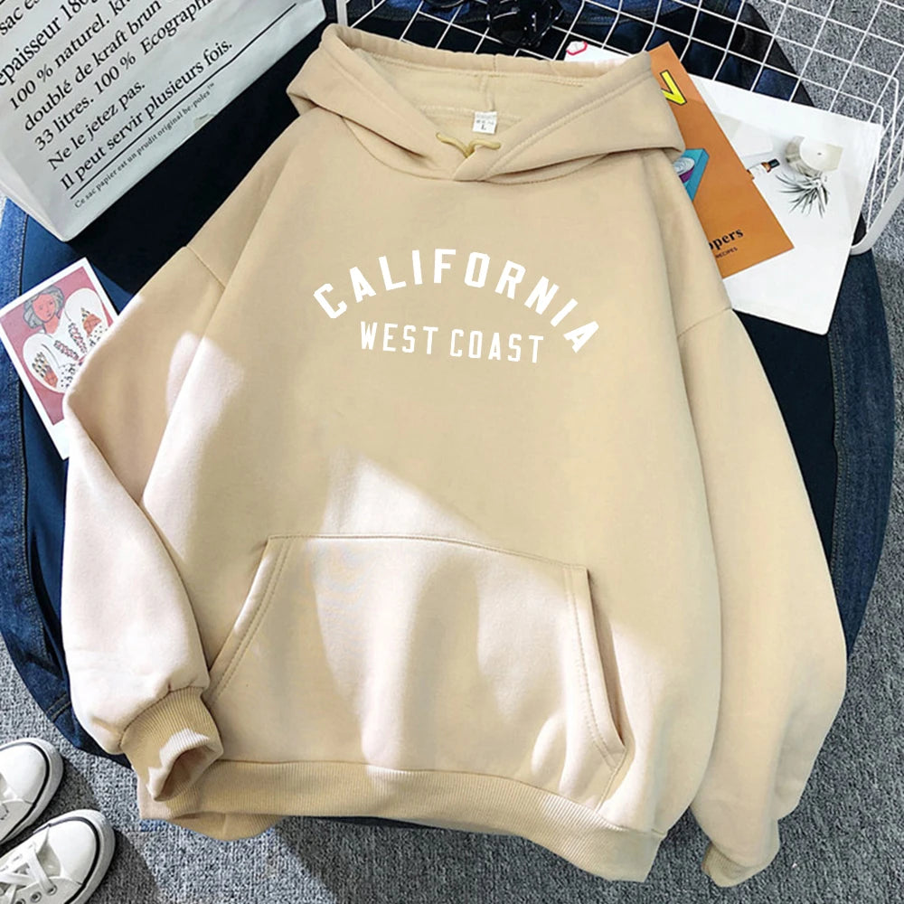 California West Coast Creative Pattern Hoodie.