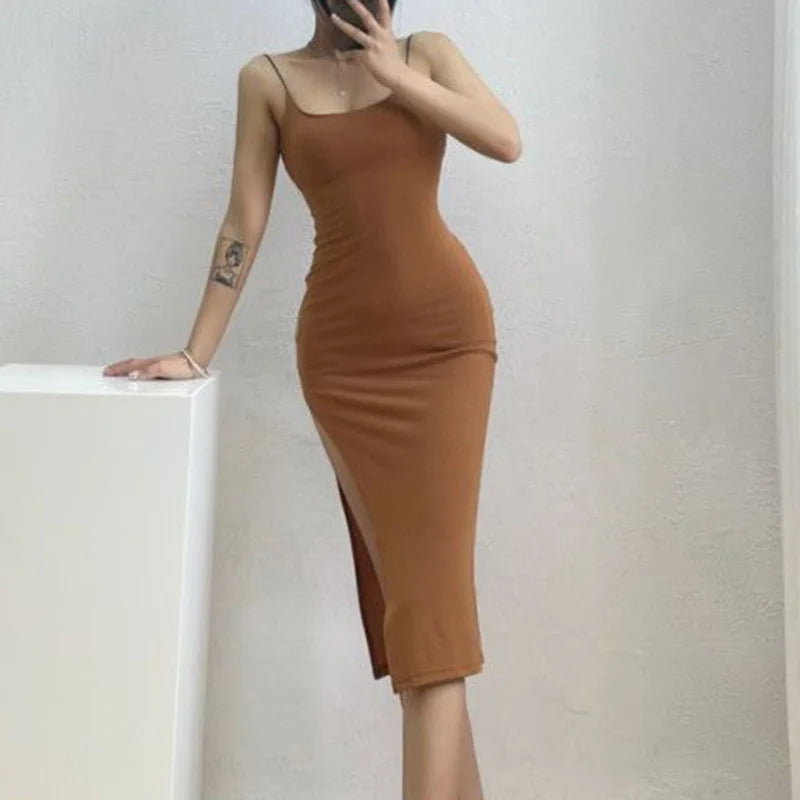 New Sexy Slim Long Sleeveless Dress. Women's Party/Club Dress .