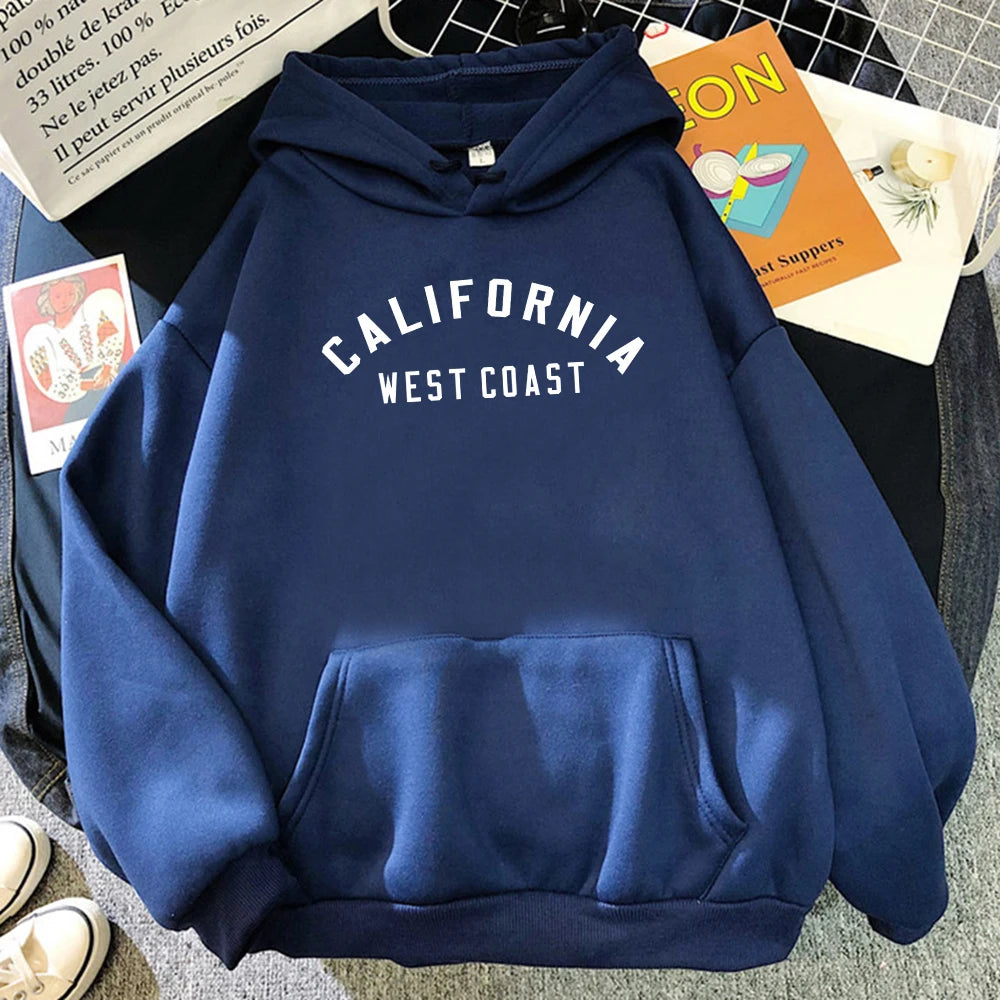 California West Coast Creative Pattern Hoodie.