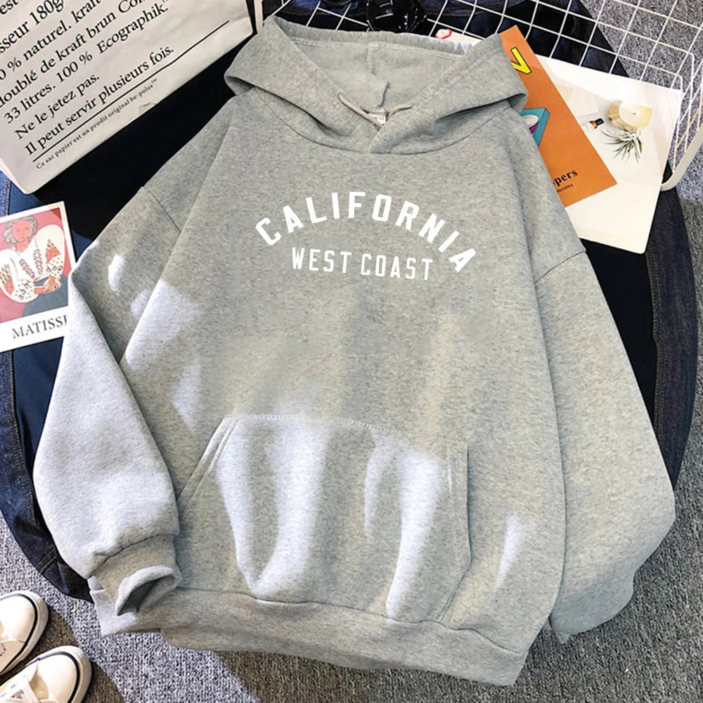 California West Coast Creative Pattern Hoodie.