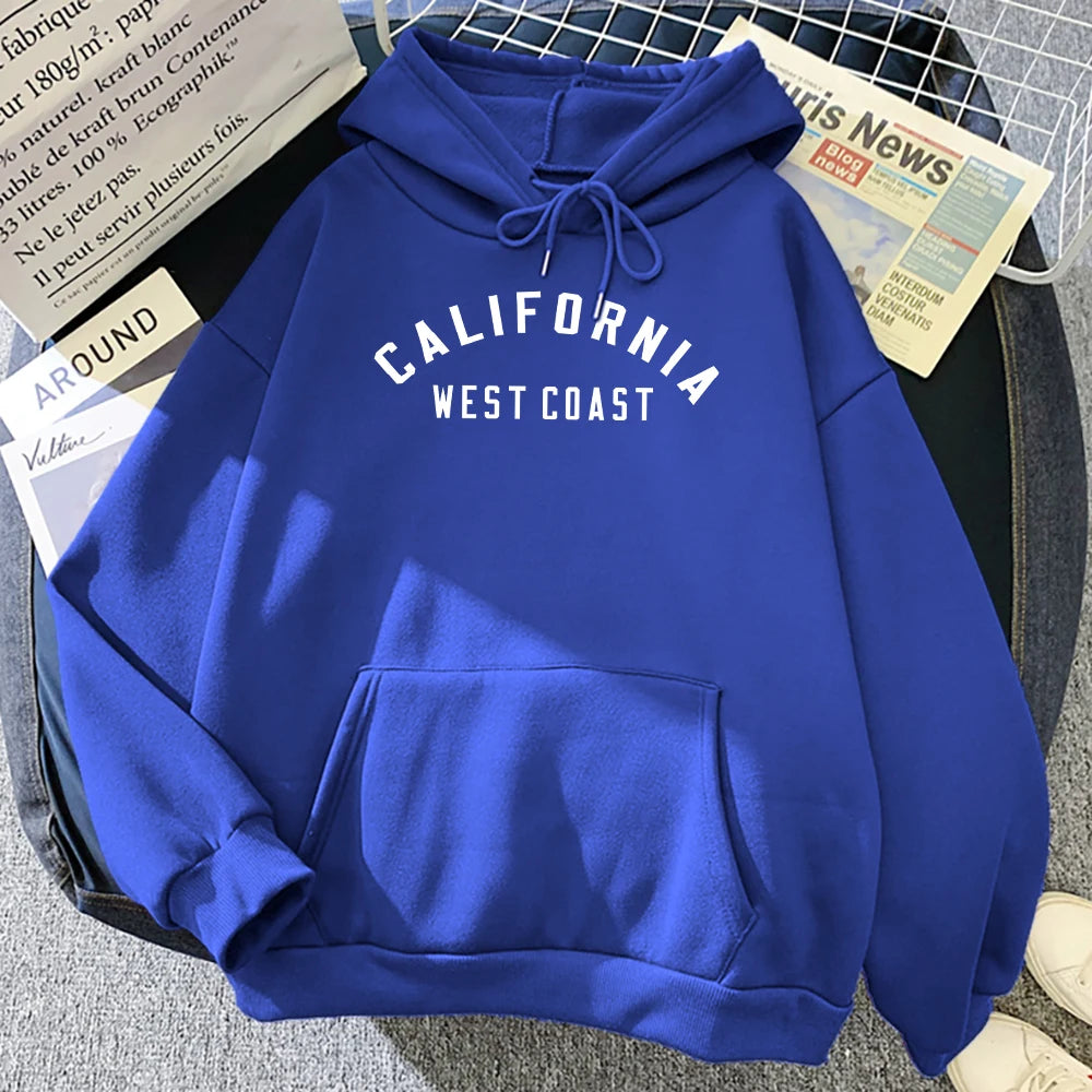 California West Coast Creative Pattern Hoodie.