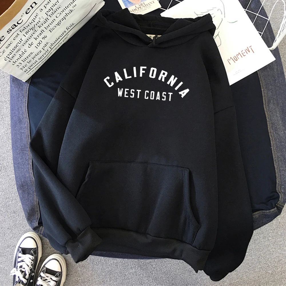 California West Coast Creative Pattern Hoodie.