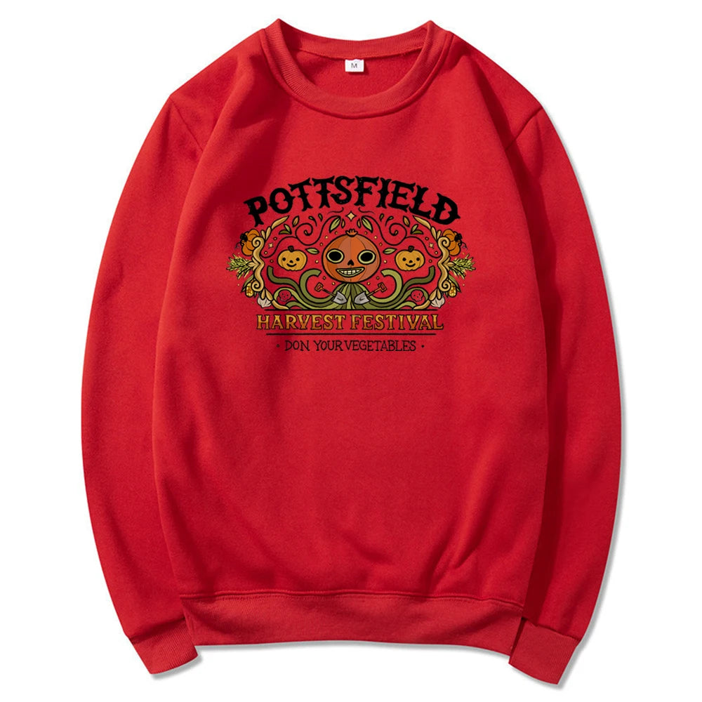 Vintage Pottsfield Harvest Festival Sweatshirt Over The Garden Wall Hoodie Pumpkin Halloween Fall Sweatshirt.