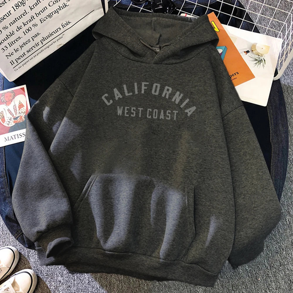 California West Coast Creative Pattern Hoodie.