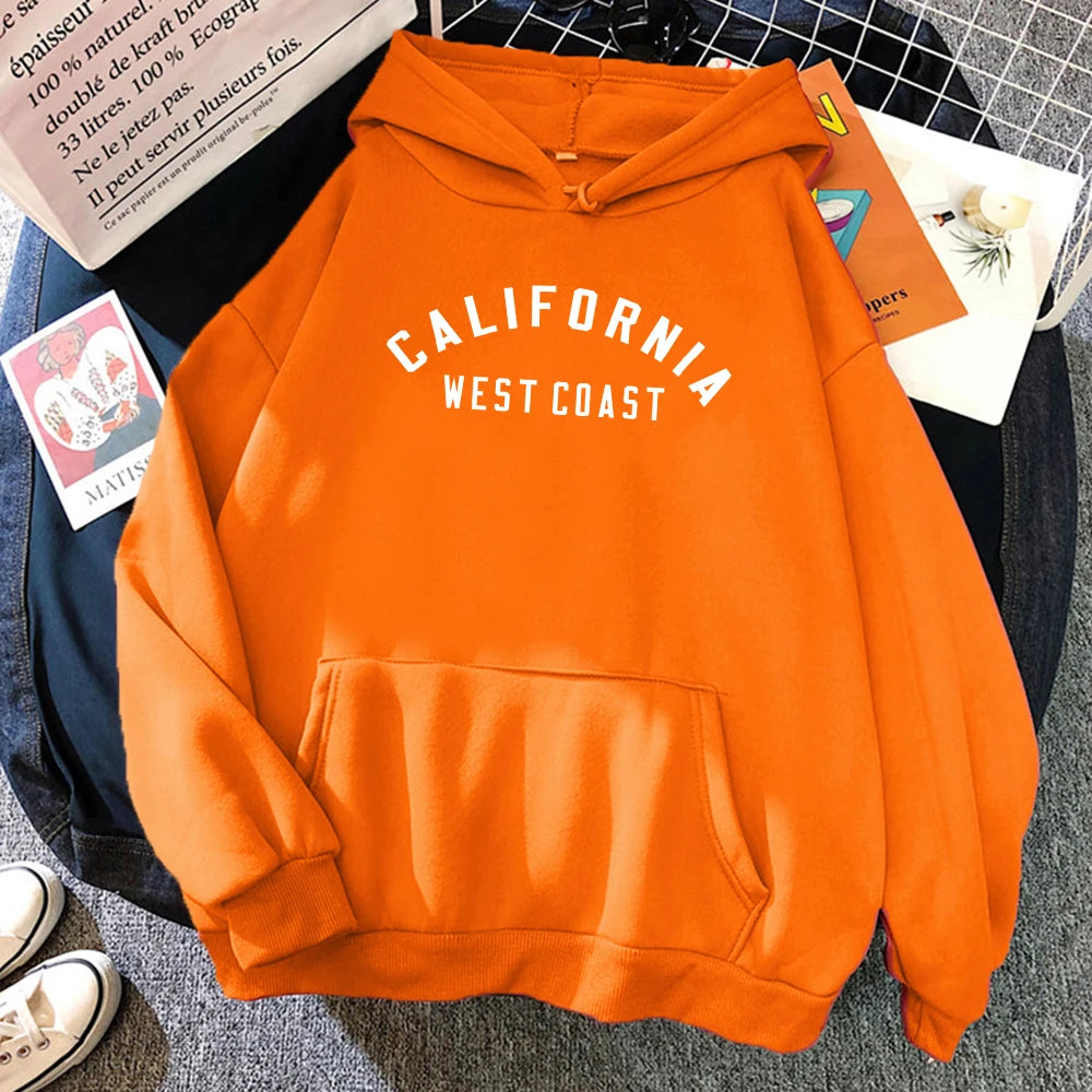 California West Coast Creative Pattern Hoodie.