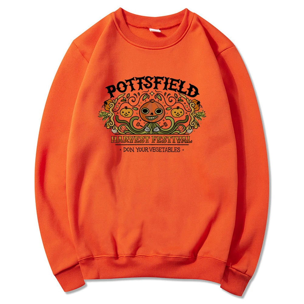 Vintage Pottsfield Harvest Festival Sweatshirt Over The Garden Wall Hoodie Pumpkin Halloween Fall Sweatshirt.