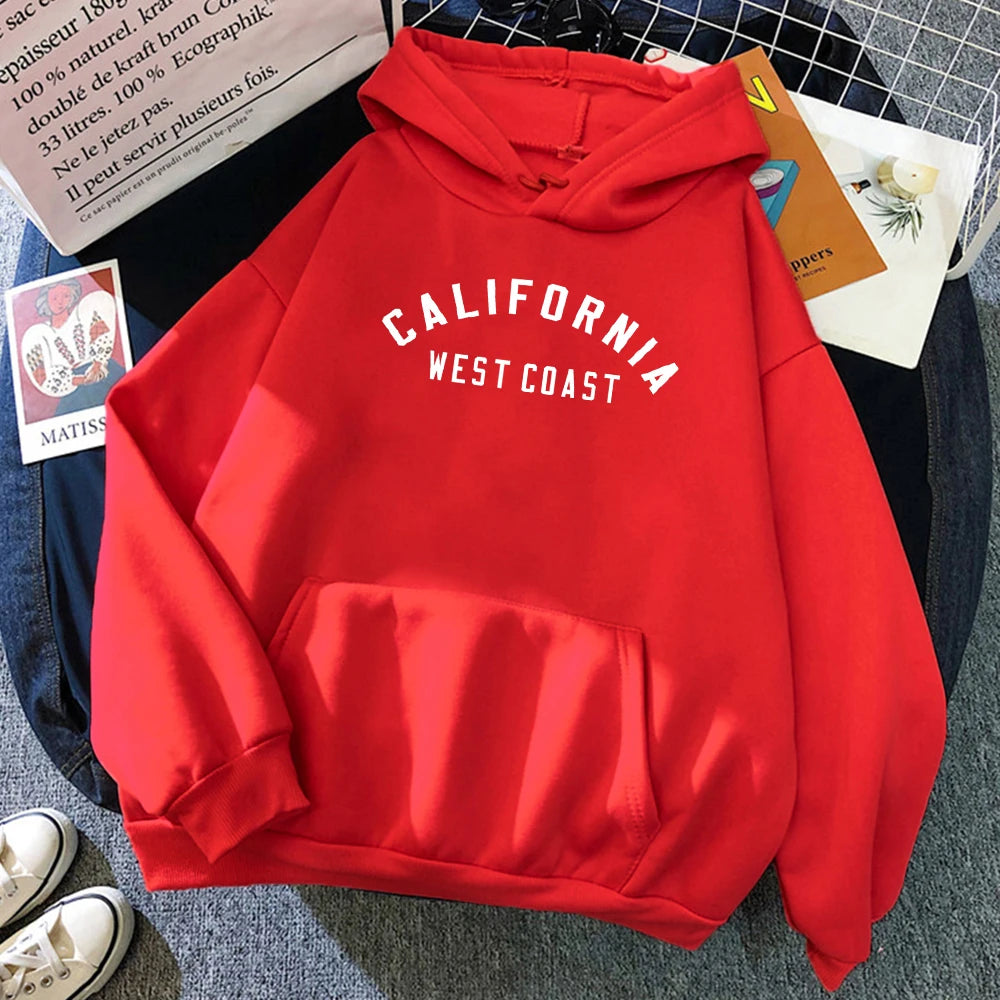 California West Coast Creative Pattern Hoodie.