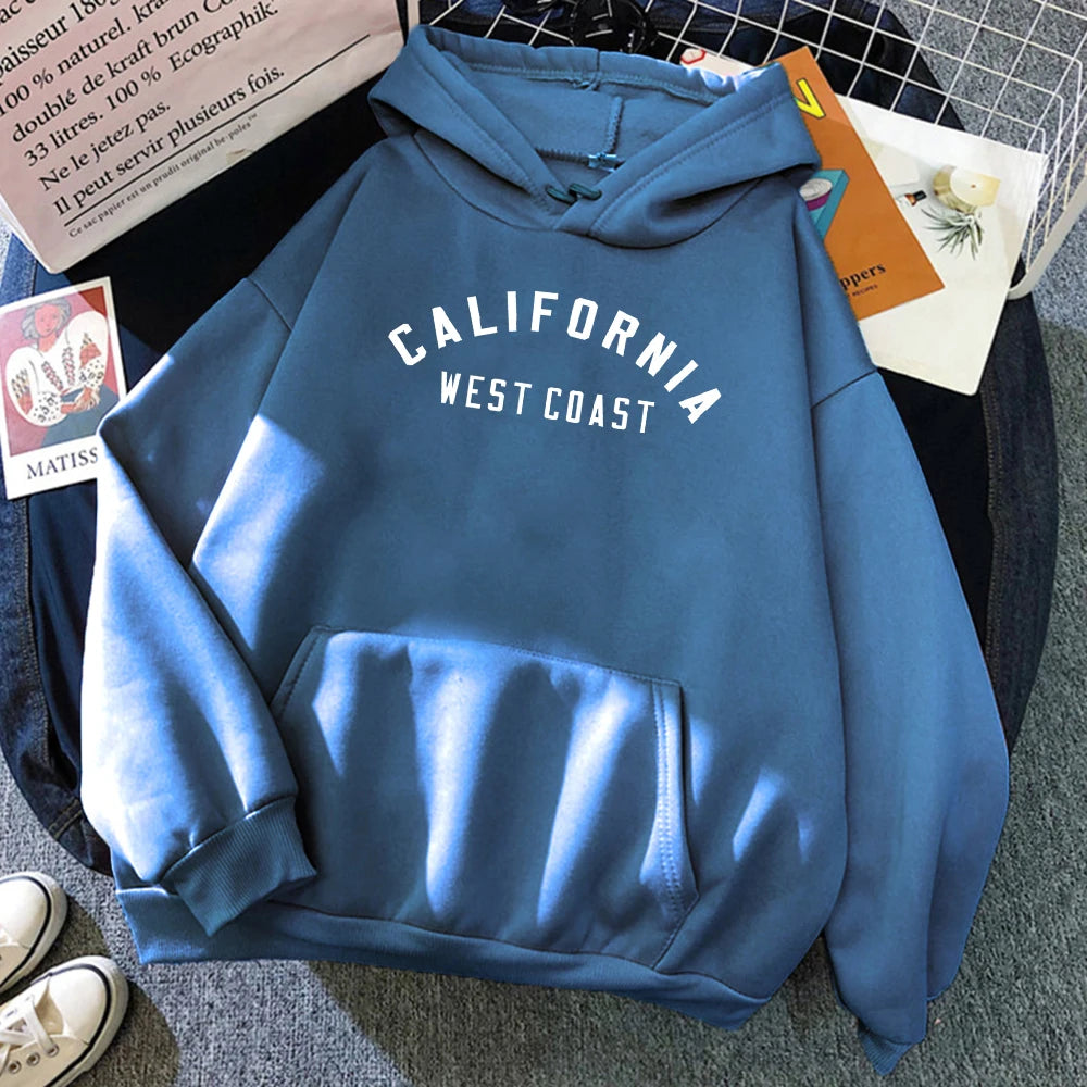 California West Coast Creative Pattern Hoodie.