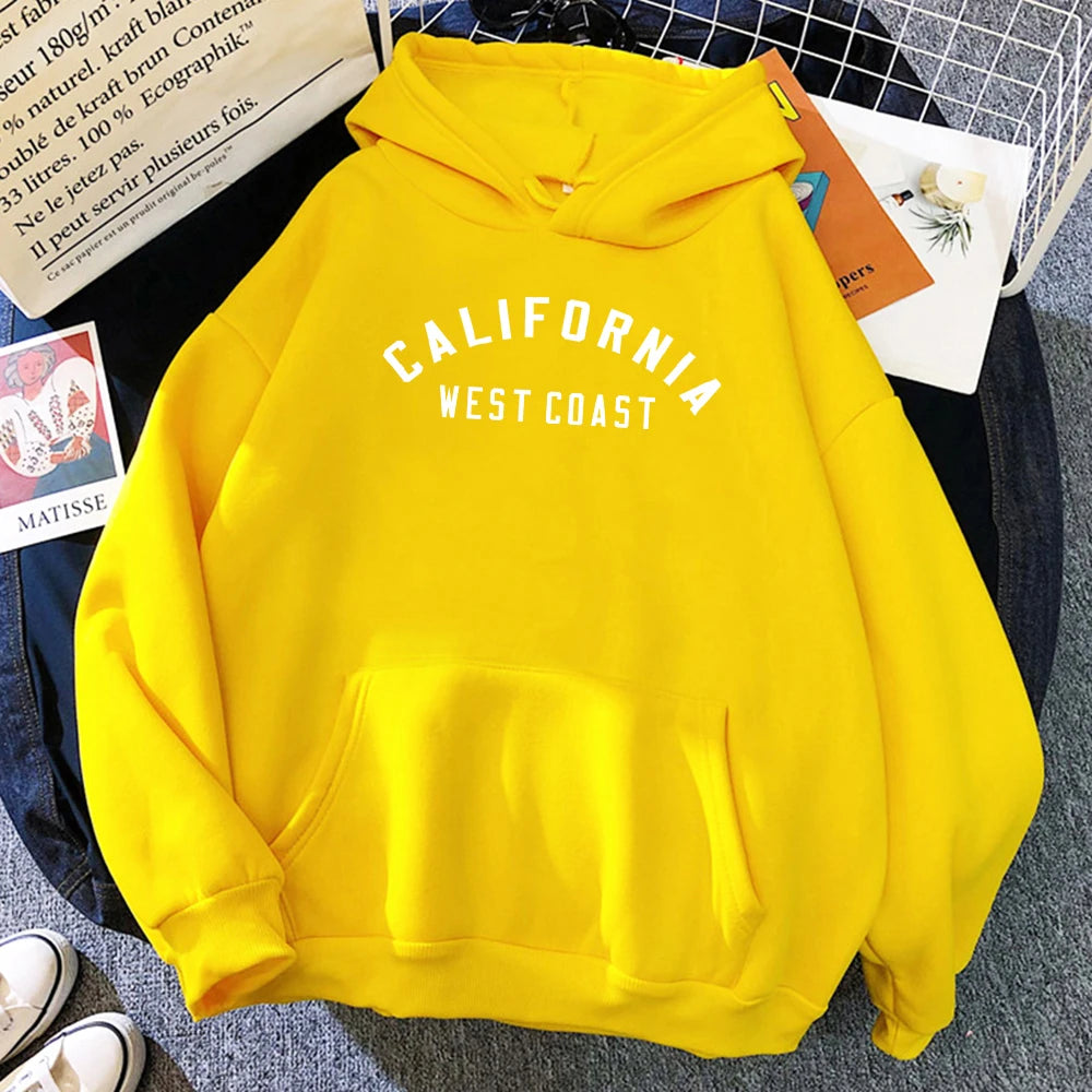 California West Coast Creative Pattern Hoodie.